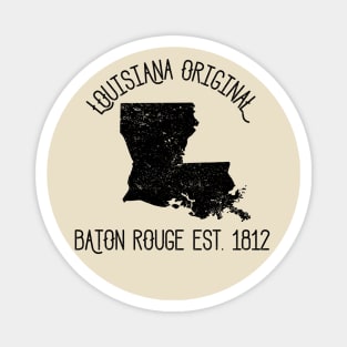 Louisiana Original Baton Rouge Est.1812 Magnet